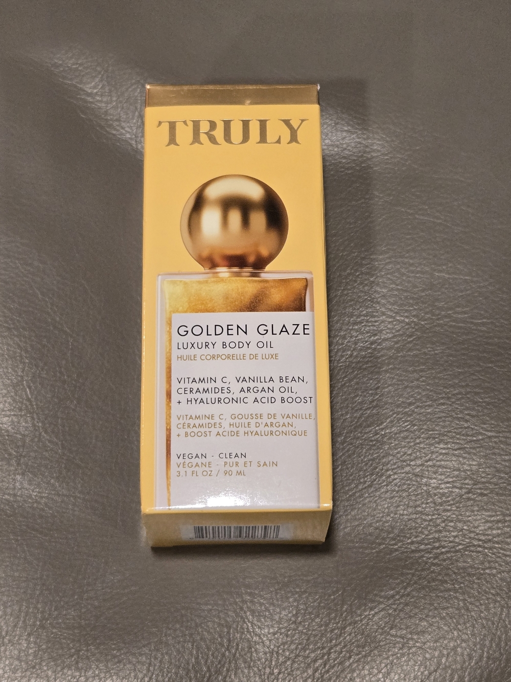 TRULY Golden Glaze Luxury Body Oil - Gold Packaging